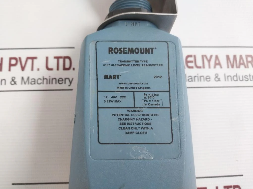 Rosemount 3107Hp2Pn1I5 3107 Ultrasonic Level And Flow Transmitter 3Bar 12-40V - Image 7