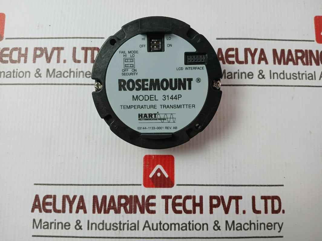 Rosemount 3144P Hart Field Communication Temperature Transmitter Rev.Ab - Image 2