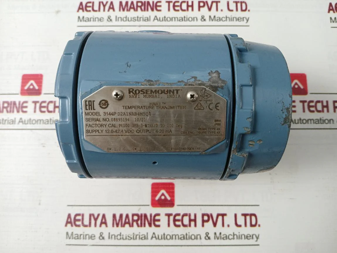 Rosemount 3144P Temperature Transmitter 3144Pd2A1Nab4M5Q4 Rev: Af 12.0-42.4 Vdc - Image 3
