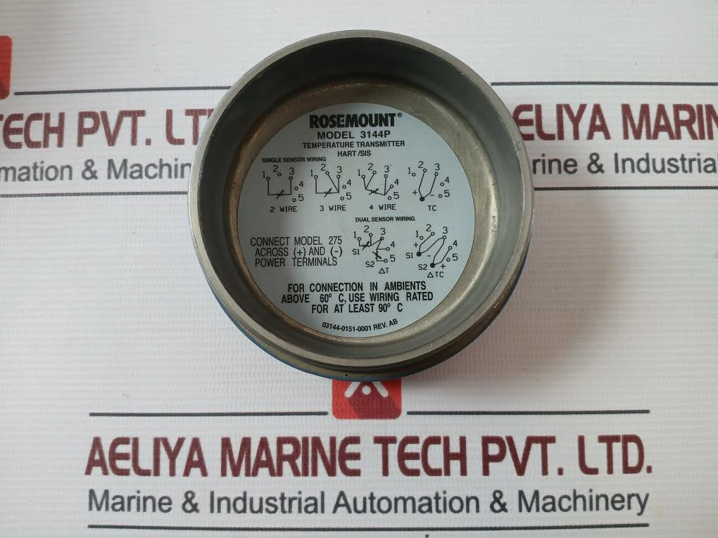 Rosemount 3144P Temperature Transmitter Hart 12.0-42.4 Vdc 4-20Ma 60C 90C - Image 11
