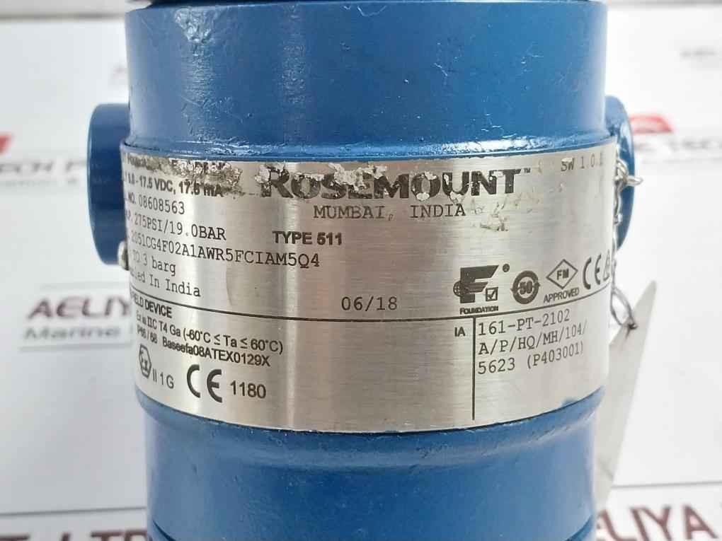 Rosemount 511 Output Foundation Fieldbus Pressure Transmitter 275Psi / 19.0 Bar - Image 11