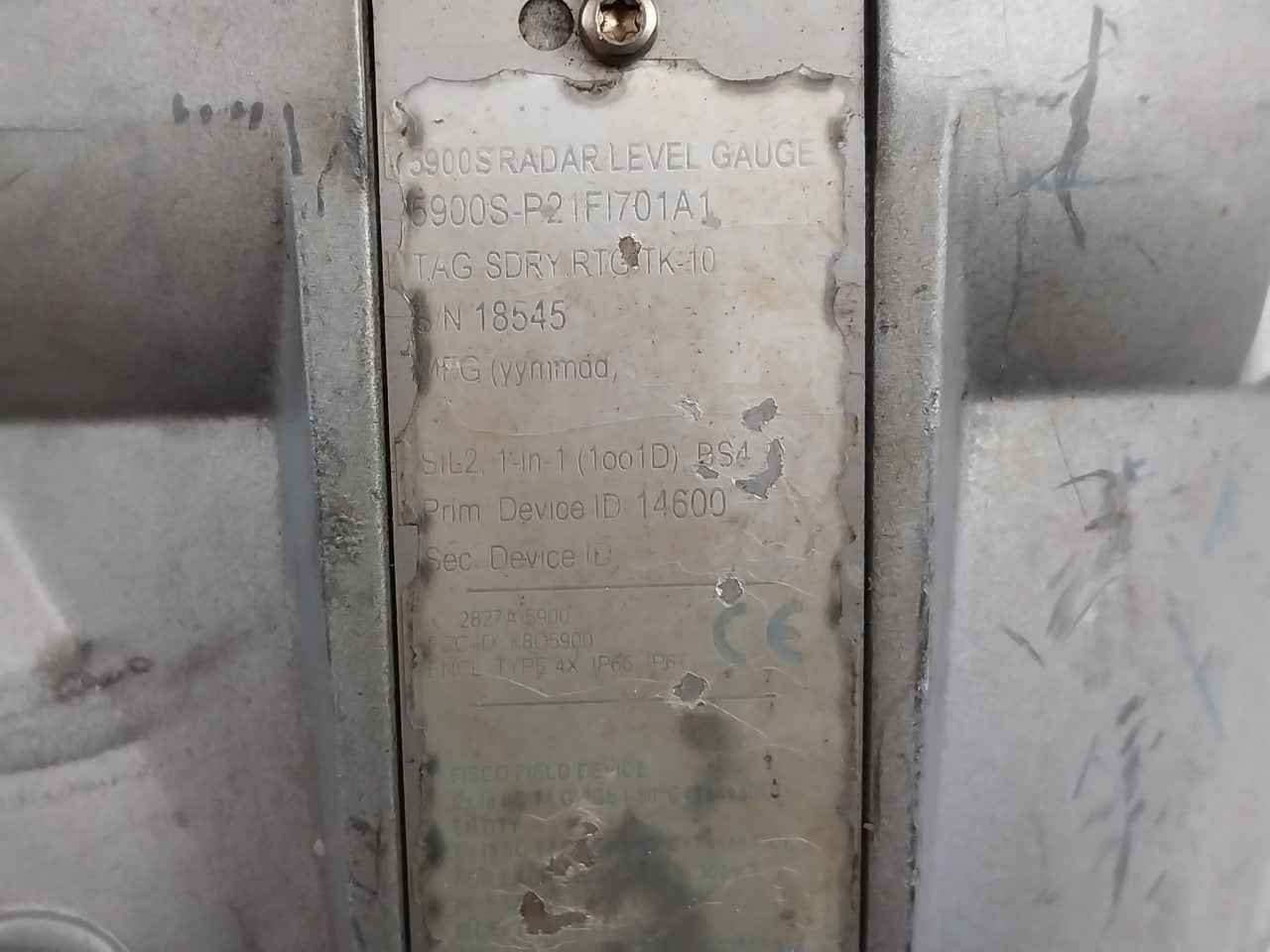 Rosemount 5900S-p21Fi701A1 Radar Level Gauge Ic 2827A-5900 - Image 5