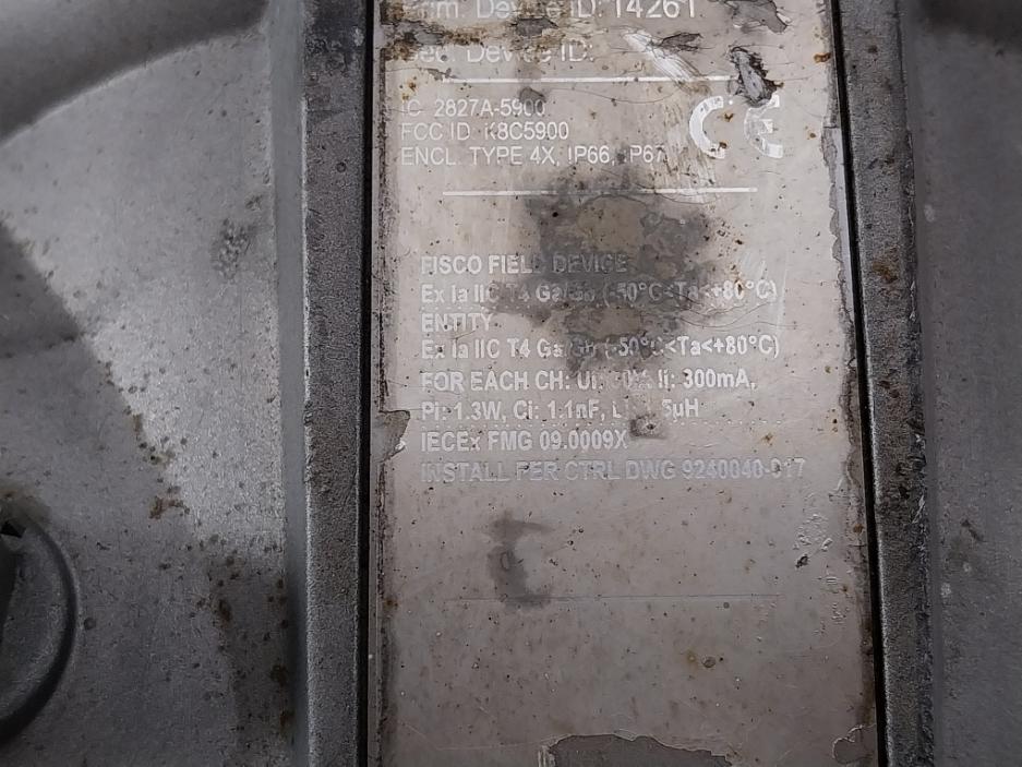 Rosemount 5900S-p21Fi701A1 Radar Level Gauge K8C5900 Ip66 Ip67 30V 300Ma 1.3W - Image 13