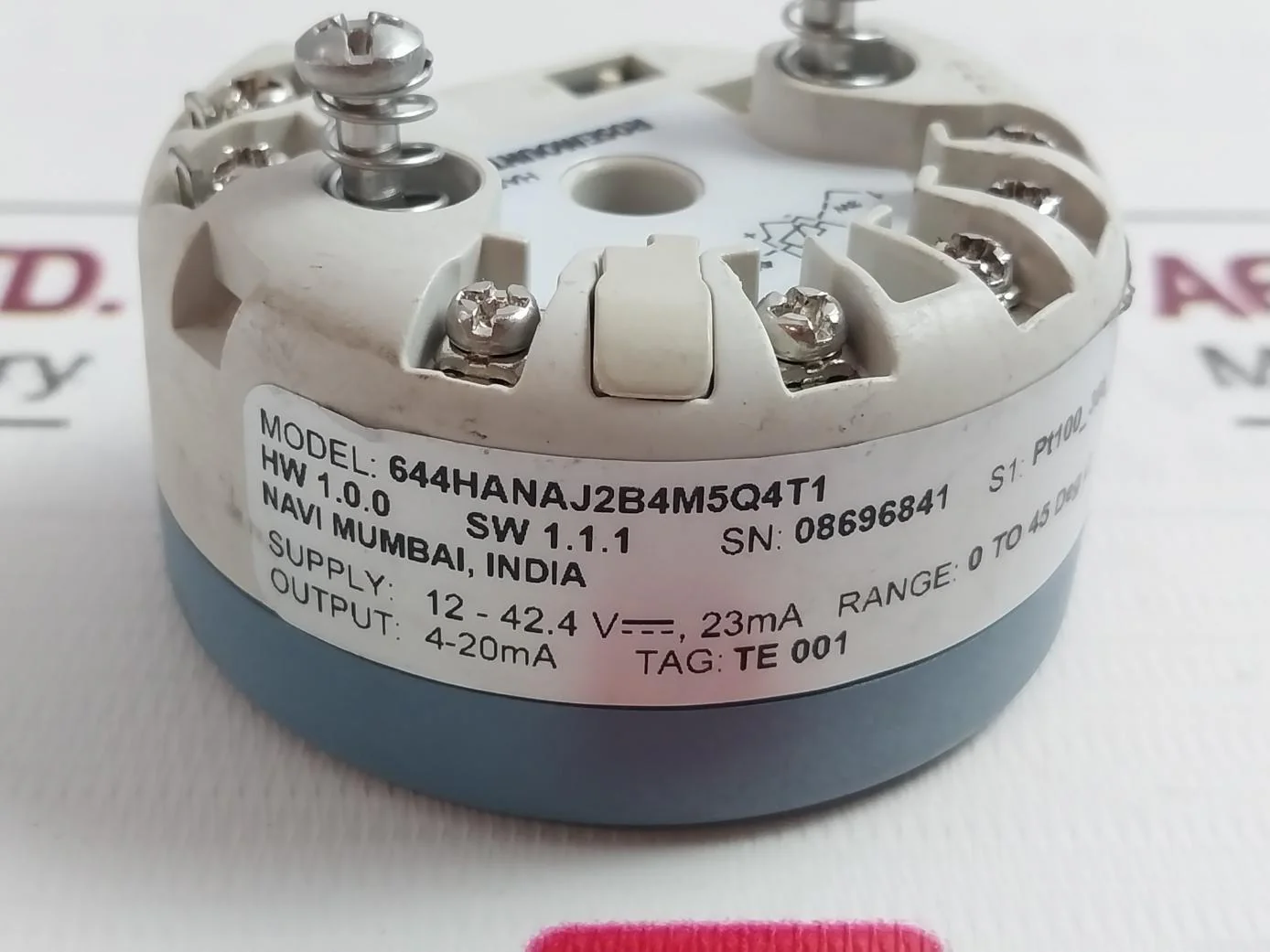 Rosemount 644Hanaj2B4M5Q4T1 Temperature Transmitter 12-42.4V 23Ma 0 To 45 Deg C - Image 5