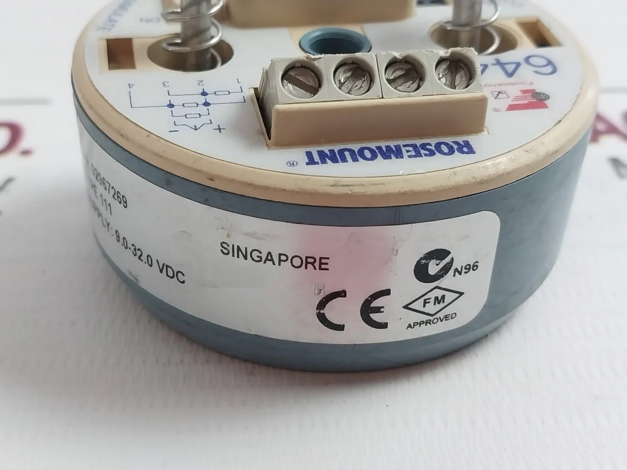 Rosemount 644Hfi7J5Q4 Temperature Transmitter Head Rev.Ab 9.0-32.0Vdc - Image 8