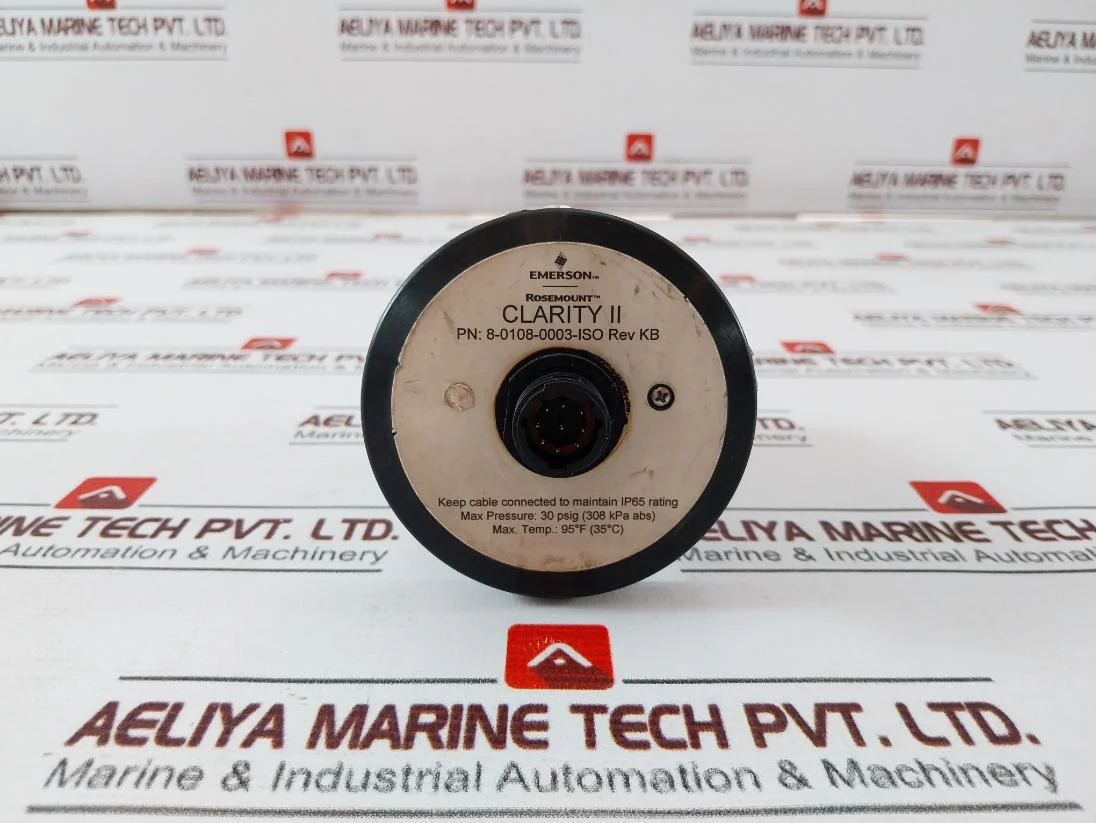 Rosemount 8-0108-0003-iso Turbidity Sensor Max Pressure 30 Psig - Image 3