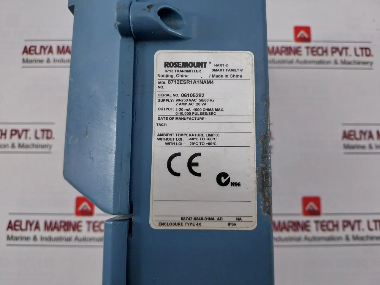Rosemount 8712Esr1A1Nam4 Magnetic Flow Meter Transmitter 90-250 Vac 50/60 Hz - Image 11