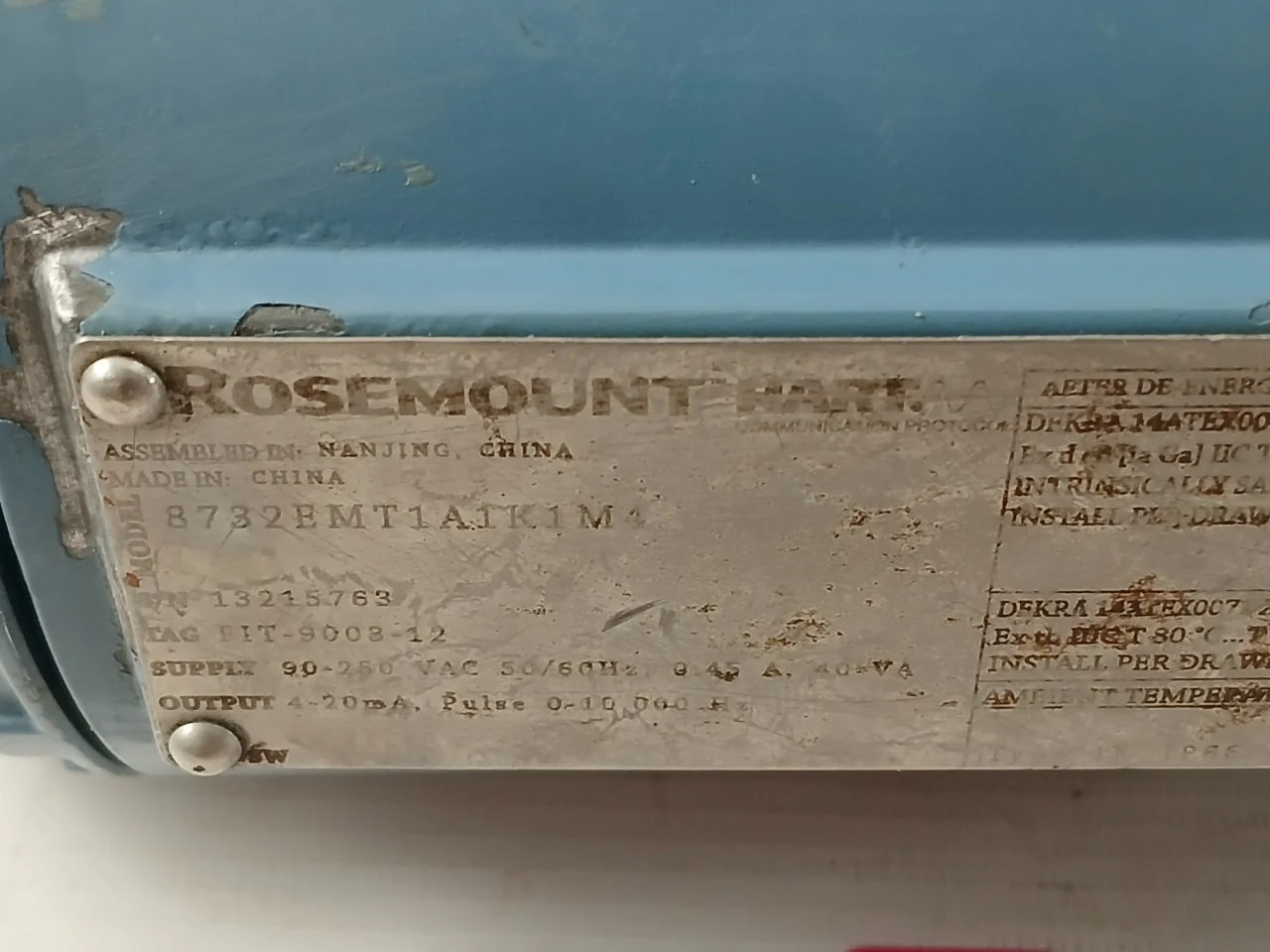 Rosemount 8732Emt1A1K1M4 Hart Communication Protocol Magnetic Flow Transmitter - Image 14
