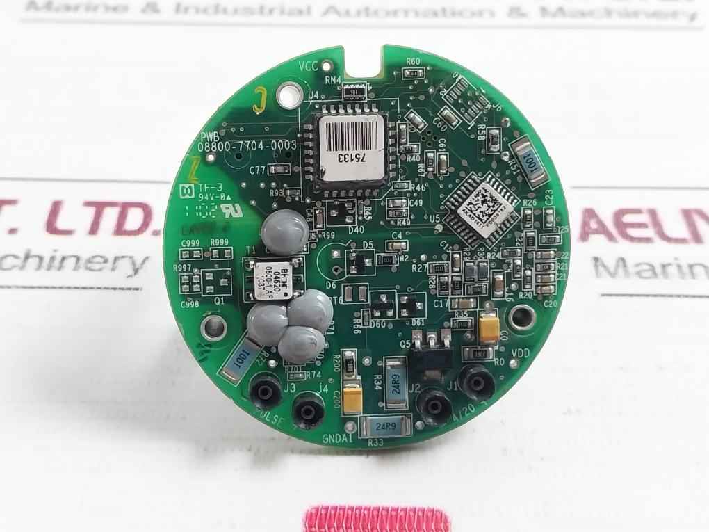 Rosemount Pwb 08800-7704-0003 Printed Circuit Board Module 94V - Image 2
