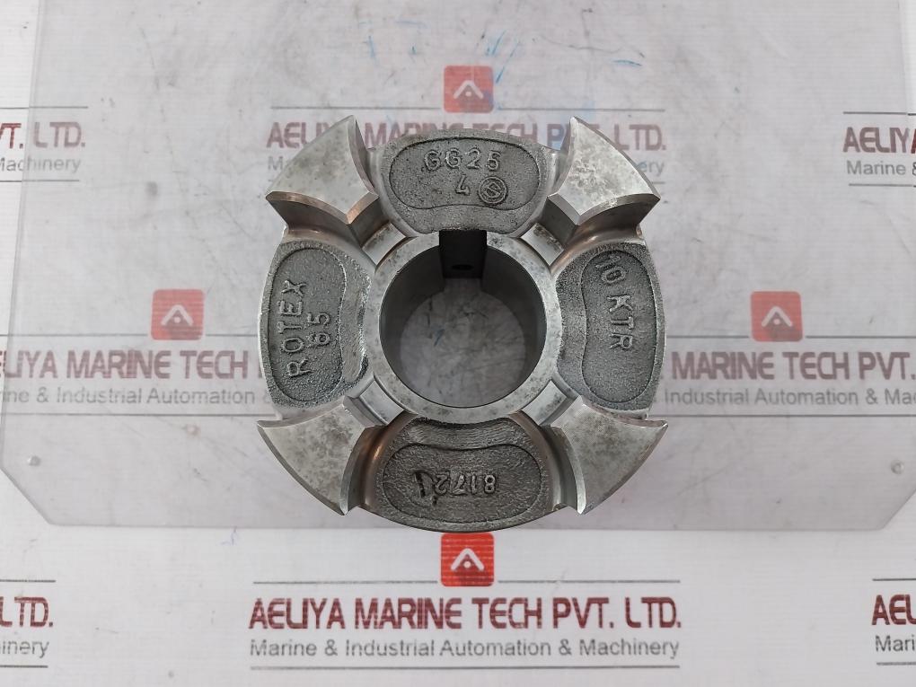 Rotex Gg25 Flexible Jaw & Transfer Spider Coupling Set Ktr 65 8172 - Image 4