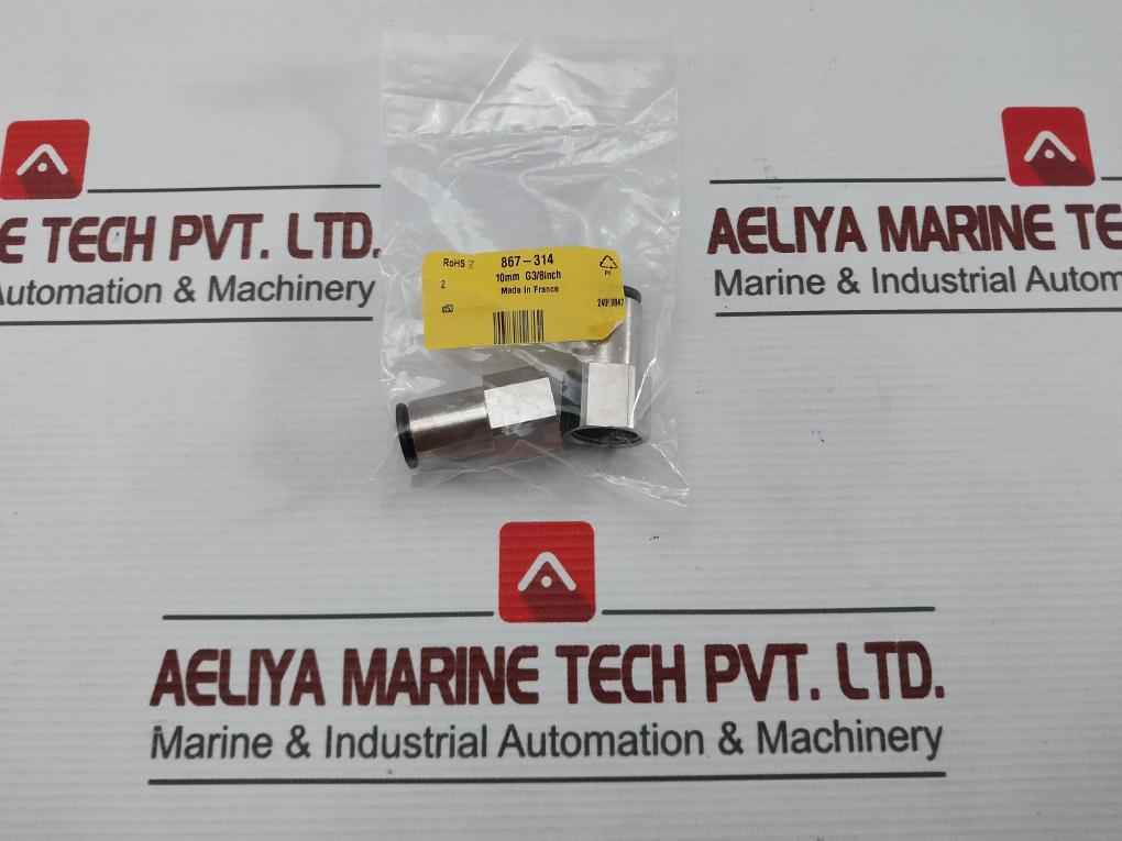 Rs 867-314 Pneumatic Fitting 10Mm G3/8Inch (1Pack = 2Pcs) - Image 3