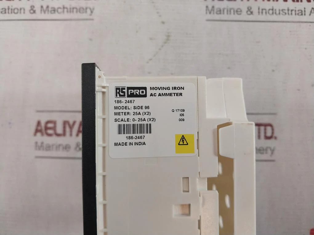 Rs Pro 186-2467 Moving Iron Ac Analogue Panel Meter Ammeter 25A (X2) - Image 9