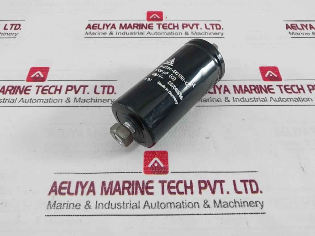 S+M B43586-s0158-q1 Capacitor 1500 µF (Q) 420V - Image 3