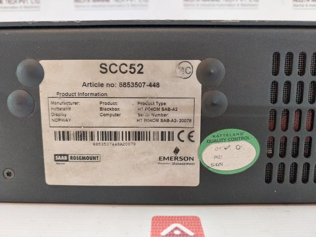 Saab Rosemount Scc52 Tank Radar Blackbox Computer 24V/100W - Image 7