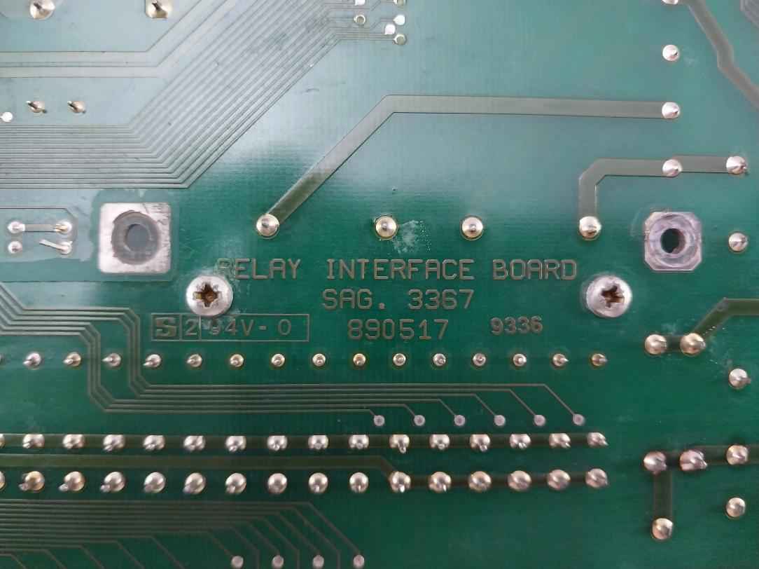 Sabroe Sag.3367 Relay Interface Board 890517, 1574.008 230V/Ac 94V-0 - Image 4