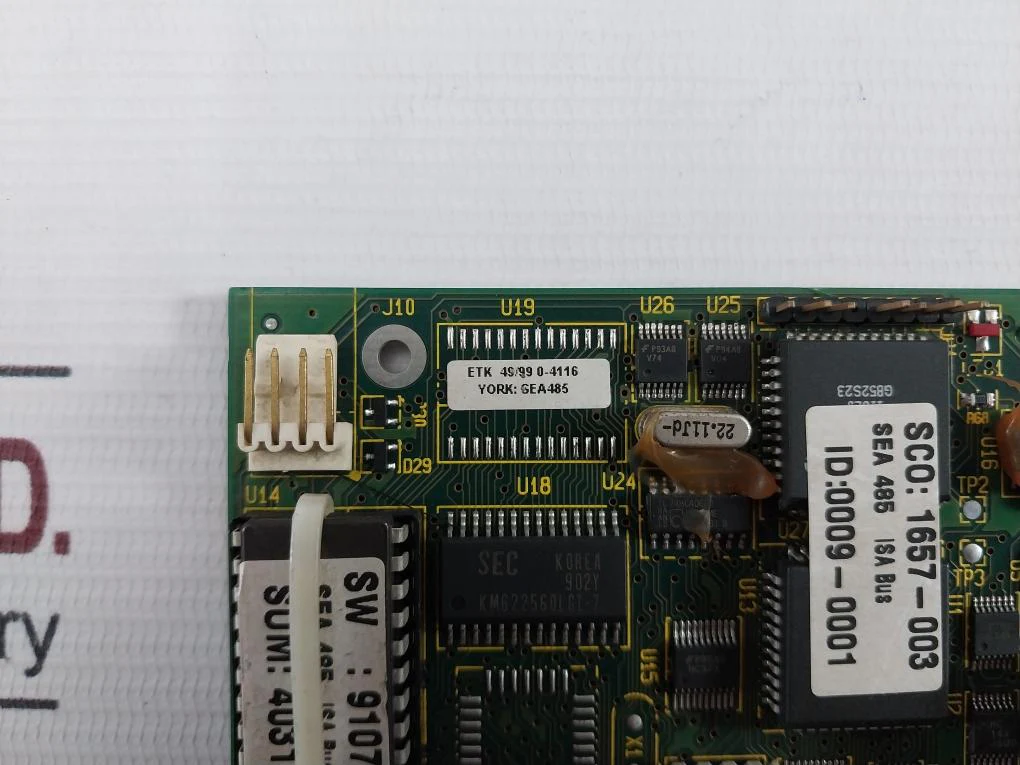 Sabroe Sea 485 Dia1656.001 Printed Circuit Board Rev.B Isa Bus - Image 7
