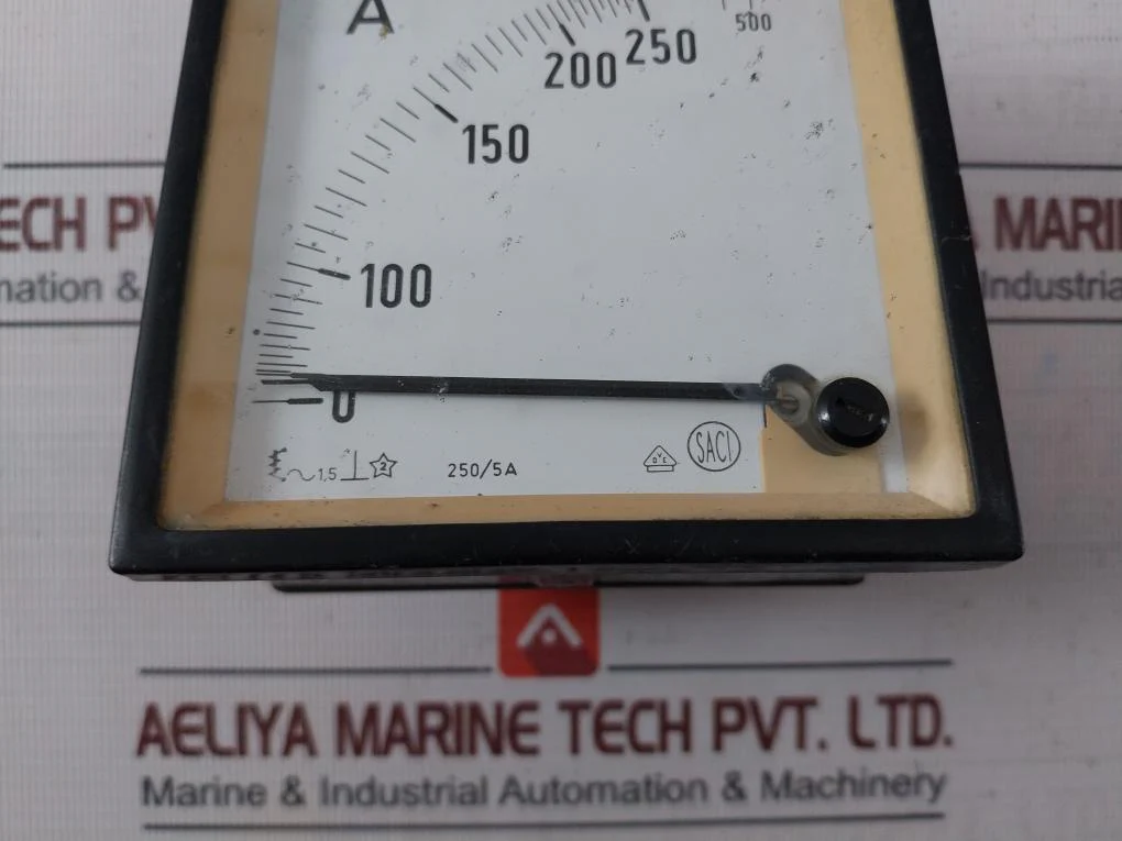 Saci 0-250/500A Ammeter Ygj 99 004505 - Image 8