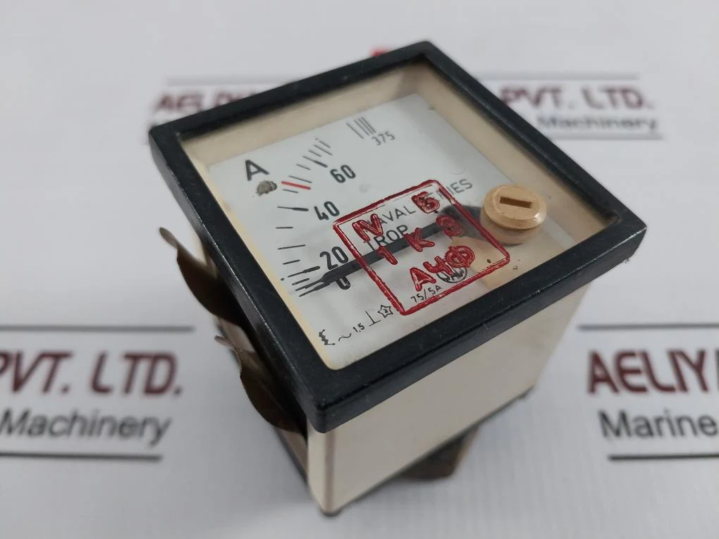 Saci 0-75/375 A Analog Panel Ammeter Gauge 75/5A - Image 3