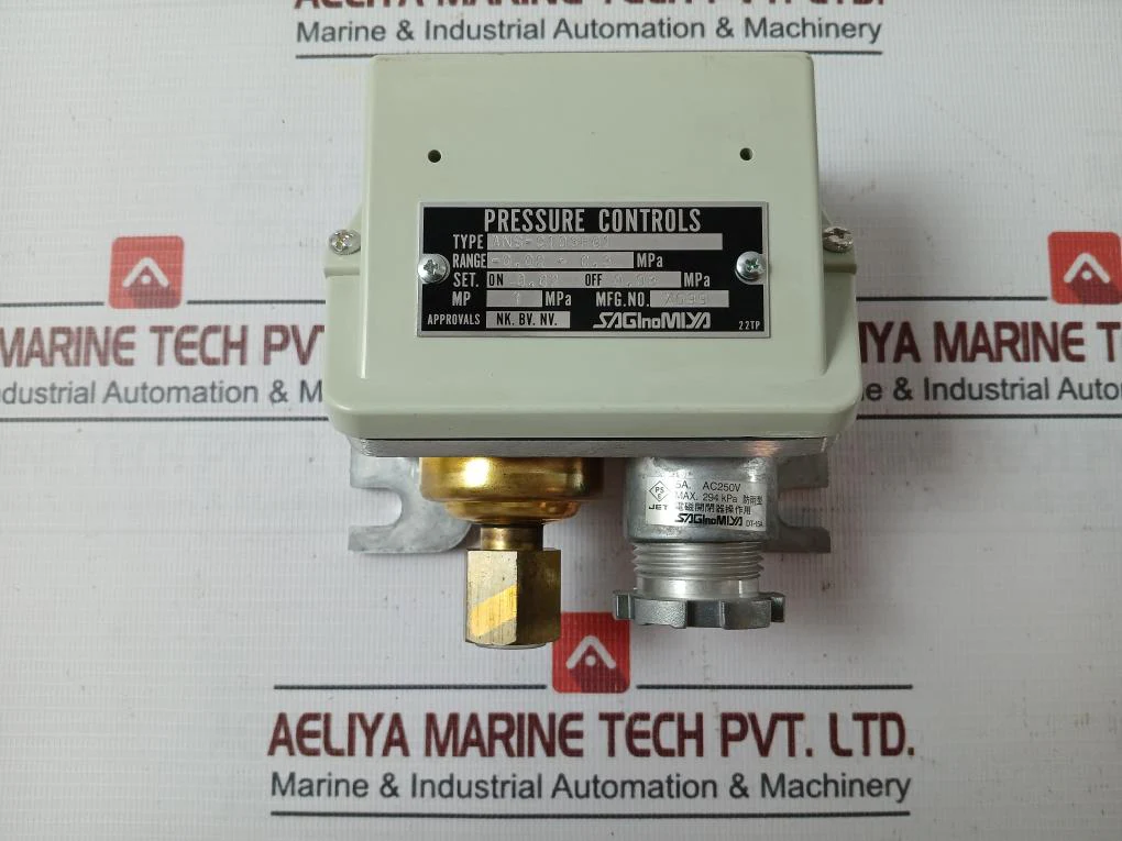 Saginomiya Ans-c103Pg1 Pressure Control -0.02~0.3 Mpa 5A Ac250V - Image 2