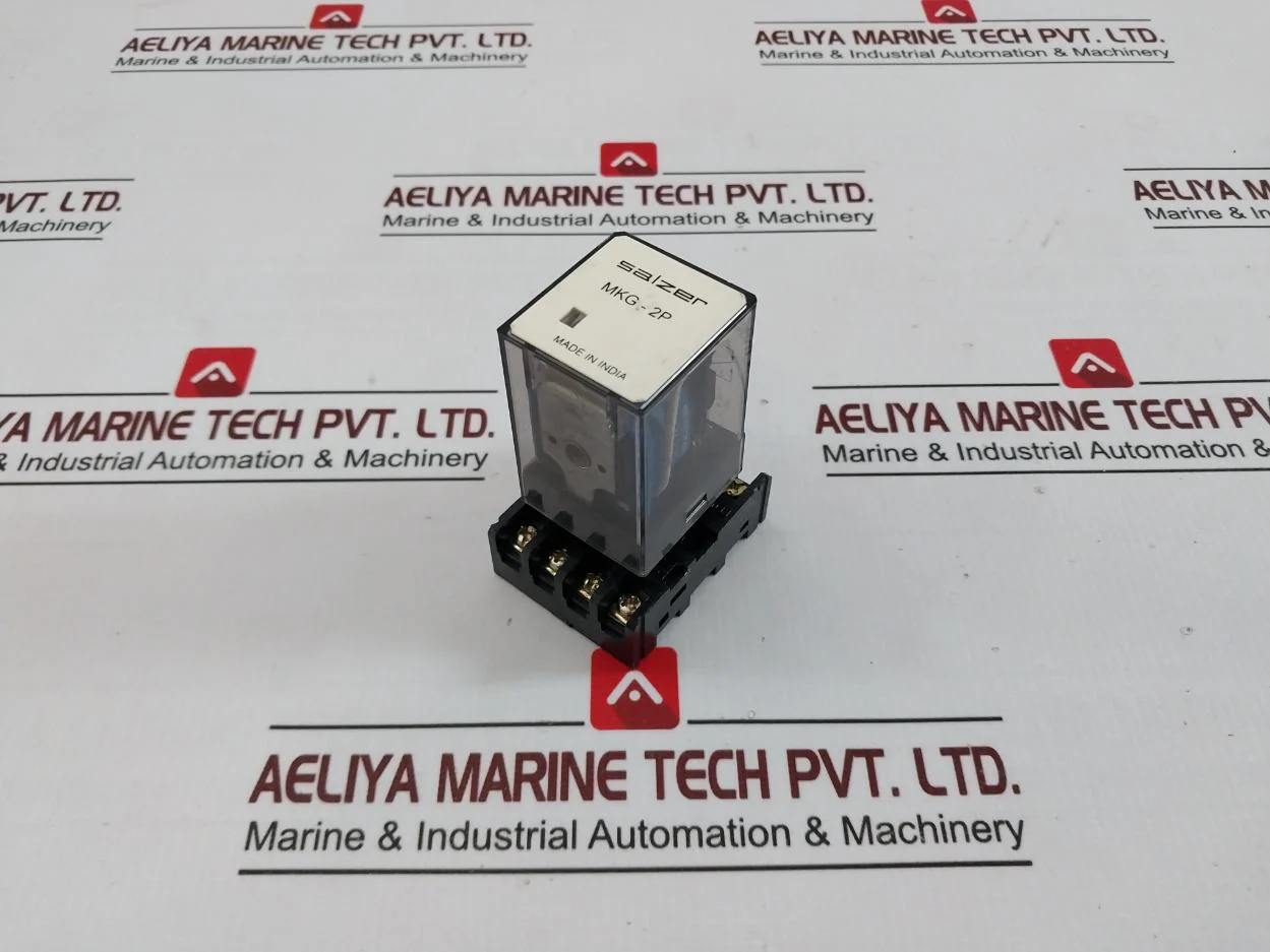 Salzer Mkg 2P 24 Miniature Relay With Base Pf083A 24 Vdc - Image 3