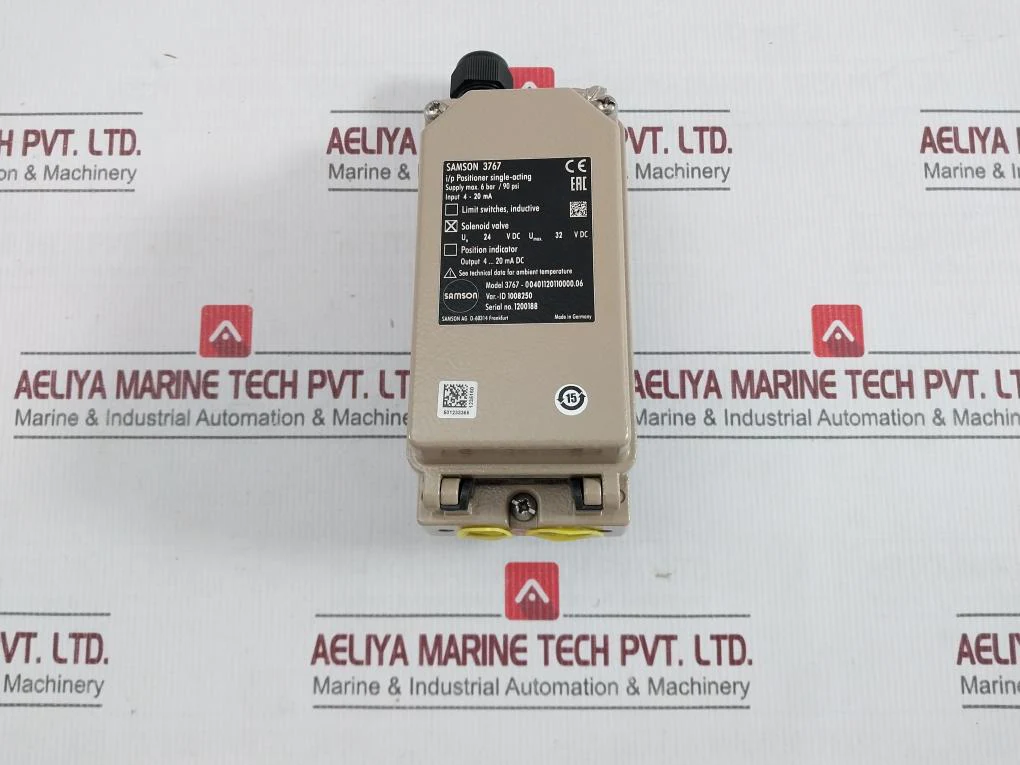 Samson 3767-00401120110000.06 Single-acting Electropneumatic Positioner - Image 2