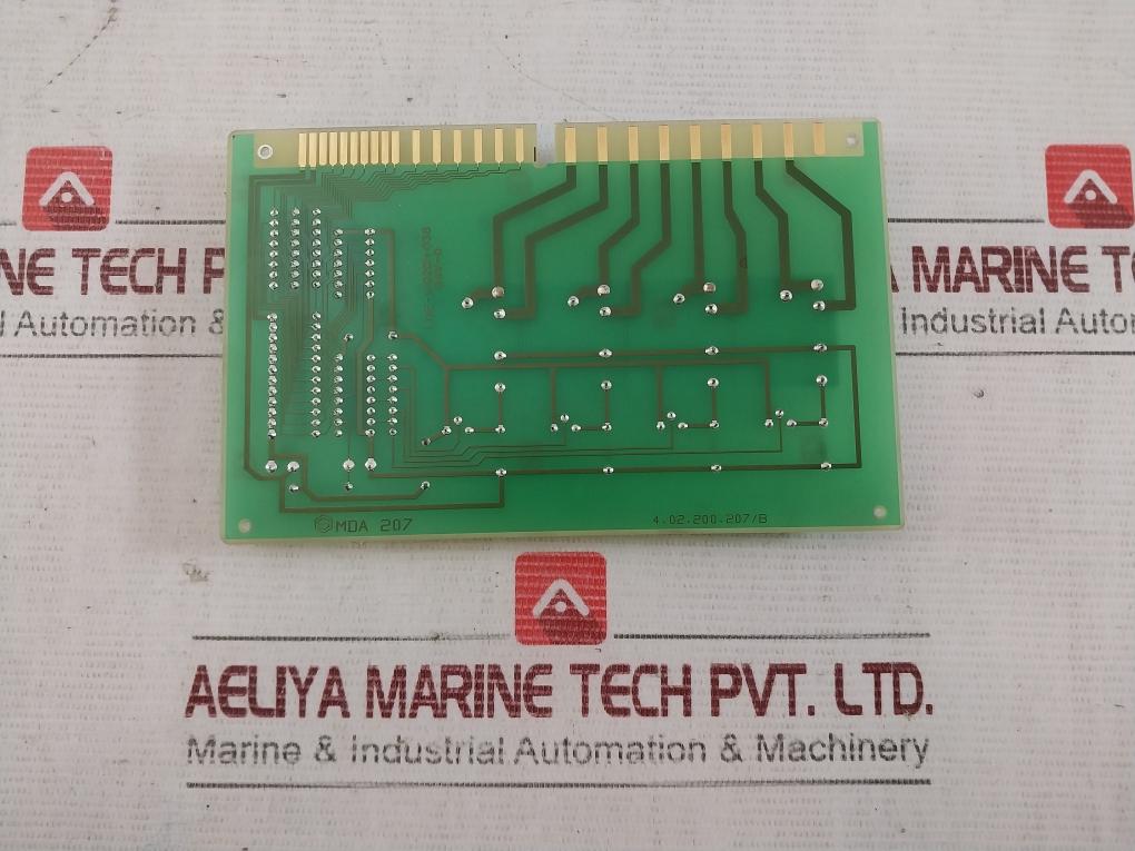 Schleicher Mda207-uy Printed Circuit Board 94V-0 1009 4.02.200.207/B - Image 4