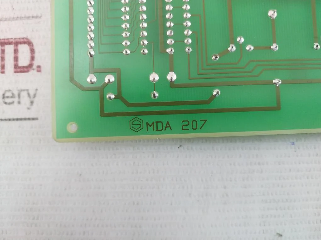 Schleicher Mda207-uy Printed Circuit Board 94V-0 1009 4.02.200.207/B - Image 7