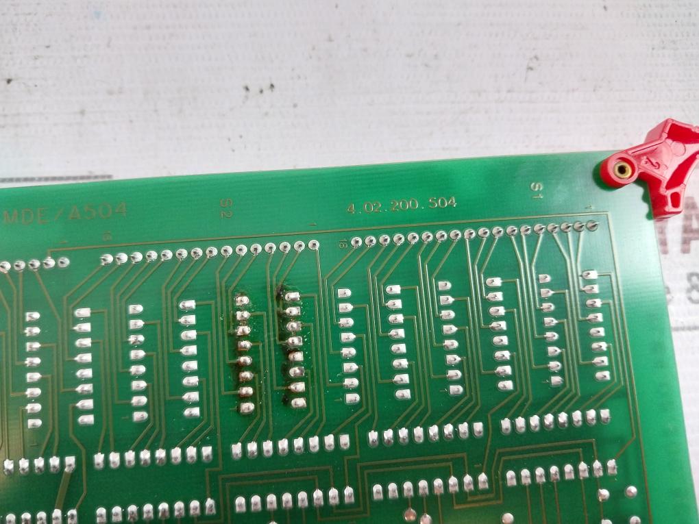 Schleicher Mde/A504 Printed Circuit Board 94V-0 4.02.200.504 Lue-w 020+038 - Image 5