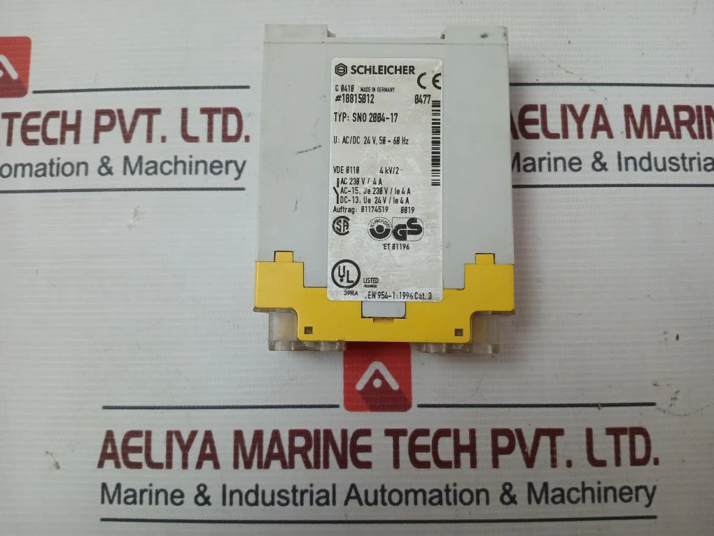 Schleicher Sno 2004-17 Safety Relay Ac/Dc 24V, 50-60Hz - Image 4