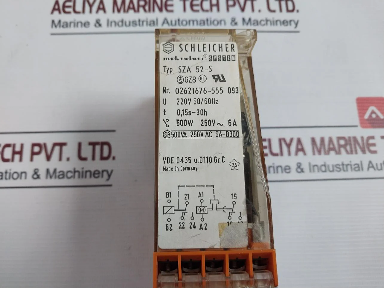 Schleicher Sza 52-s Time Relay 500W 250V-6A - Image 7