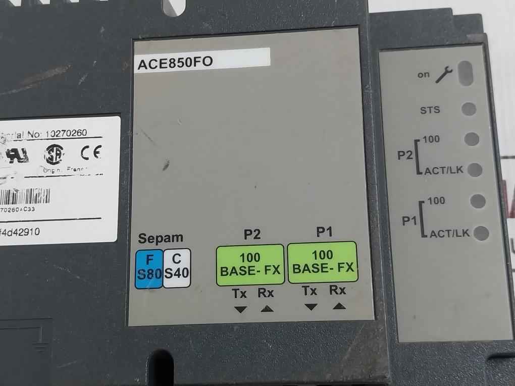 Schneider Electric Ace850Fo Sepam 100Fx Tcp/P Interface Module - Image 8