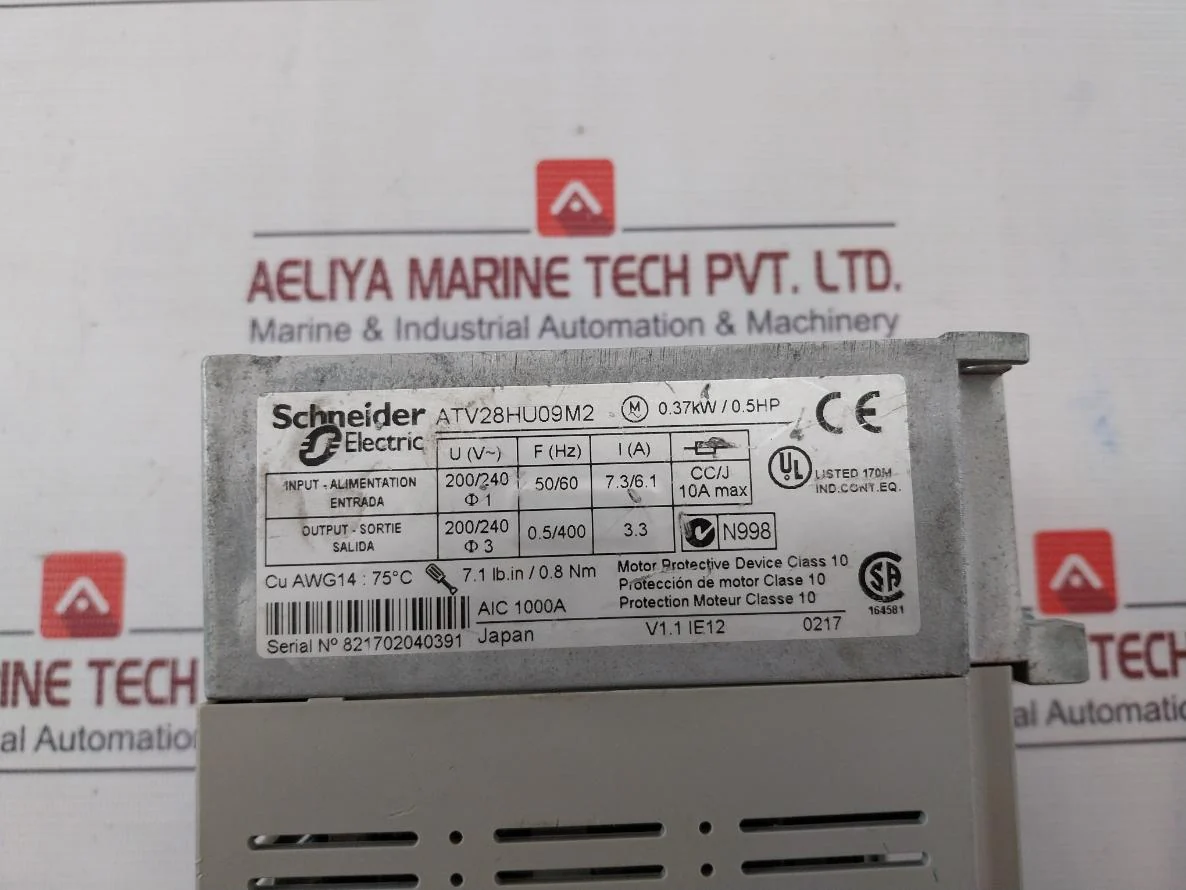Schneider Electric Atv28Hu09M2 Altivar 28 Square D Adjustable Speed Drive - Image 10