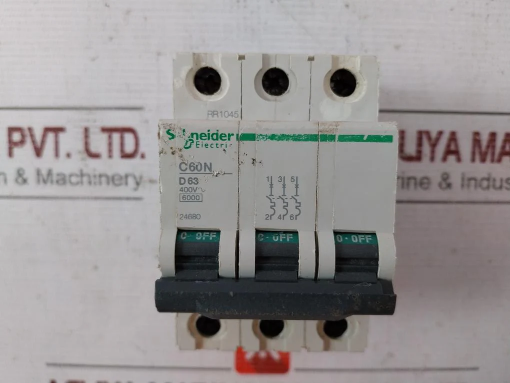 Schneider Electric C60N D 63 Circuit Breaker 24680 400V - Image 9