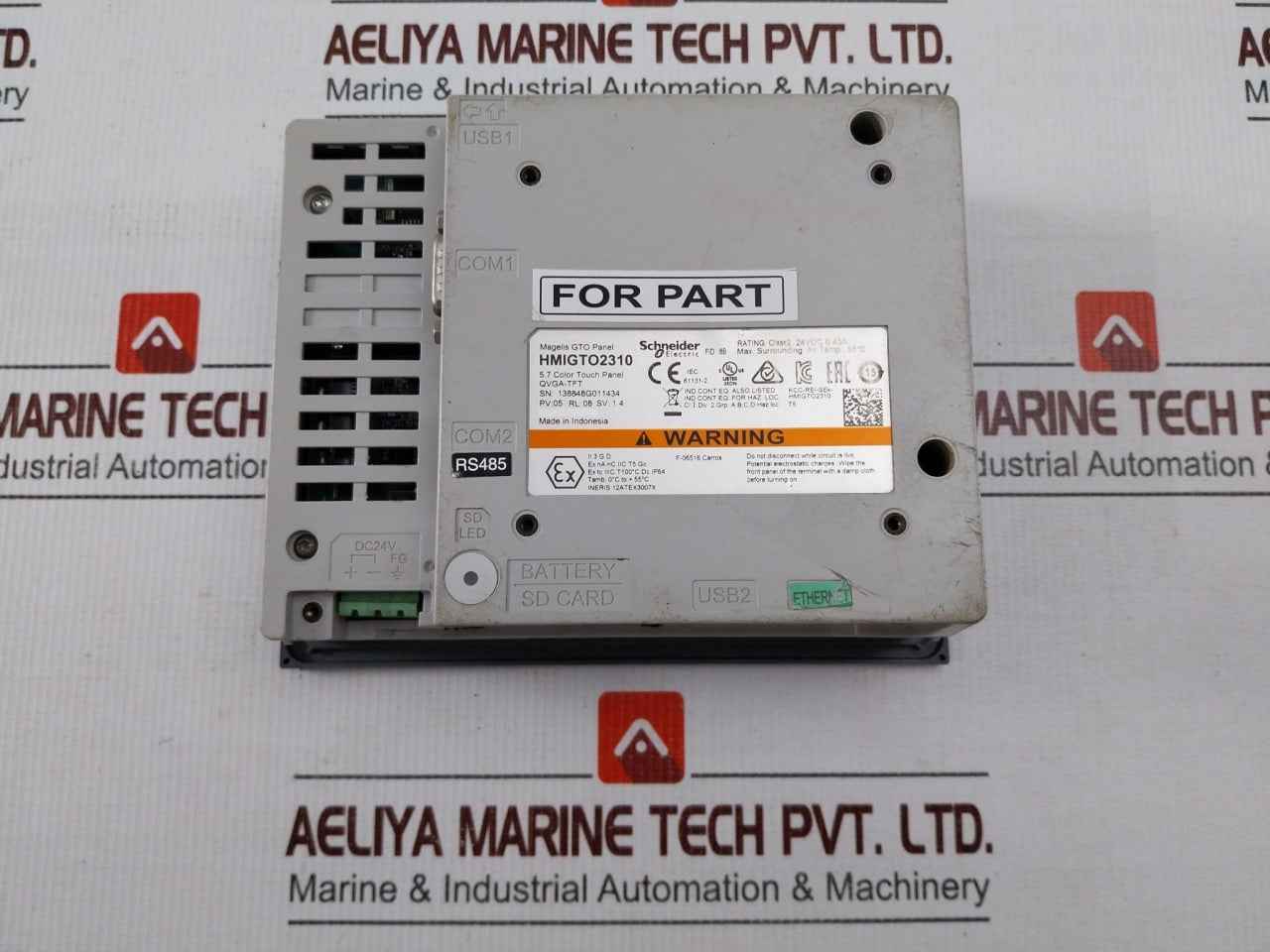 Schneider Electric Hmigto2310 Touch Panel 5.7 Color Ip64 24vdc (Not Working) - Image 7
