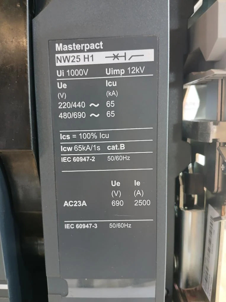 Schneider Electric Nw25 H1 Masterpact Nw Circuit Breaker 1000V Micrologic 6.0 P - Image 11