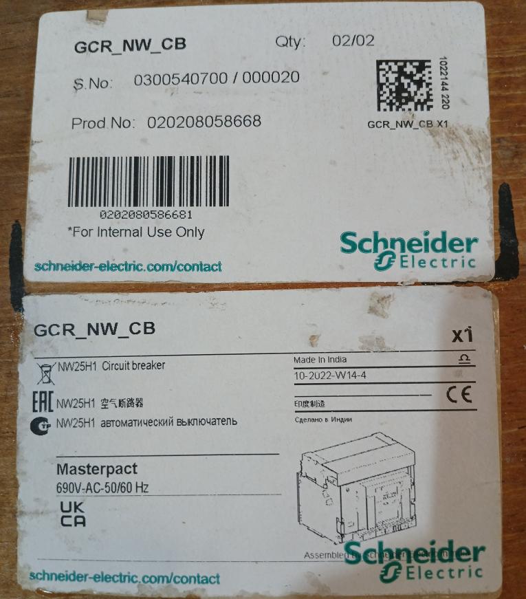 Schneider Electric Nw25 H1 Masterpact Nw Circuit Breaker 1000V Micrologic 6.0 P - Image 23