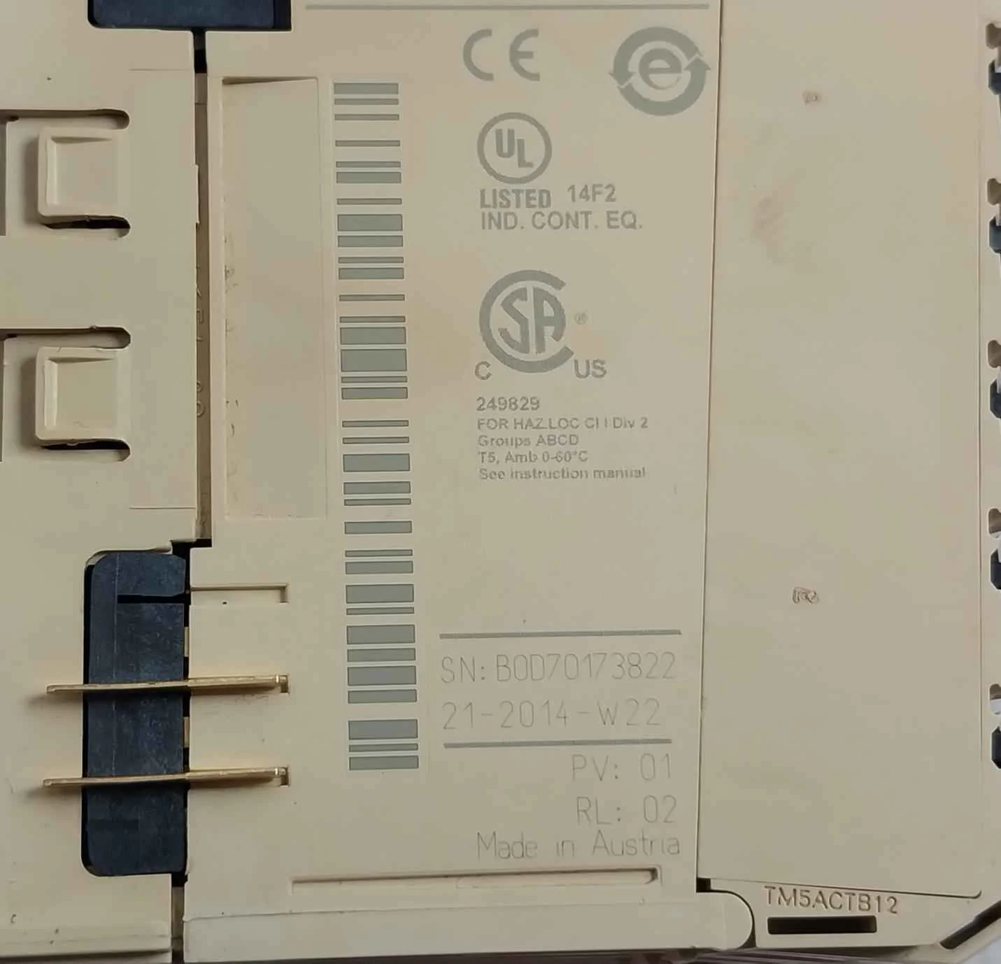 Schneider Electric Tm5C24D12R Compact I/O Expansion Block 230Vac 5A 12In - Image 8