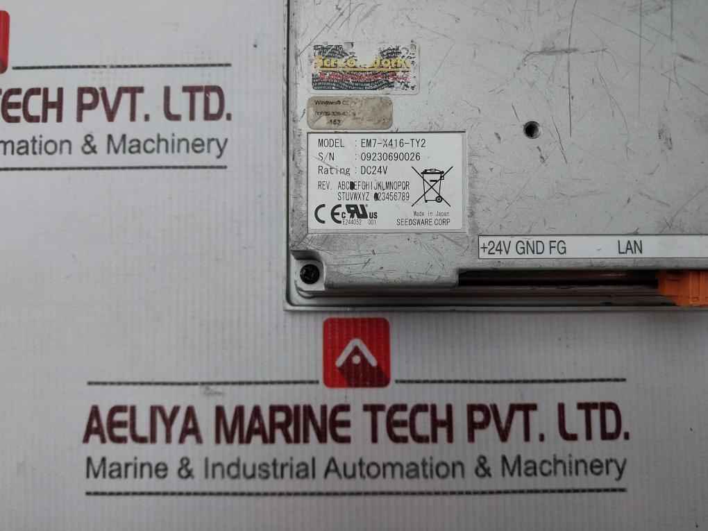 Seedsware Em7-x416-ty2 Operator Interface Graphic Display Panel E244052 (not Working) - Image 9