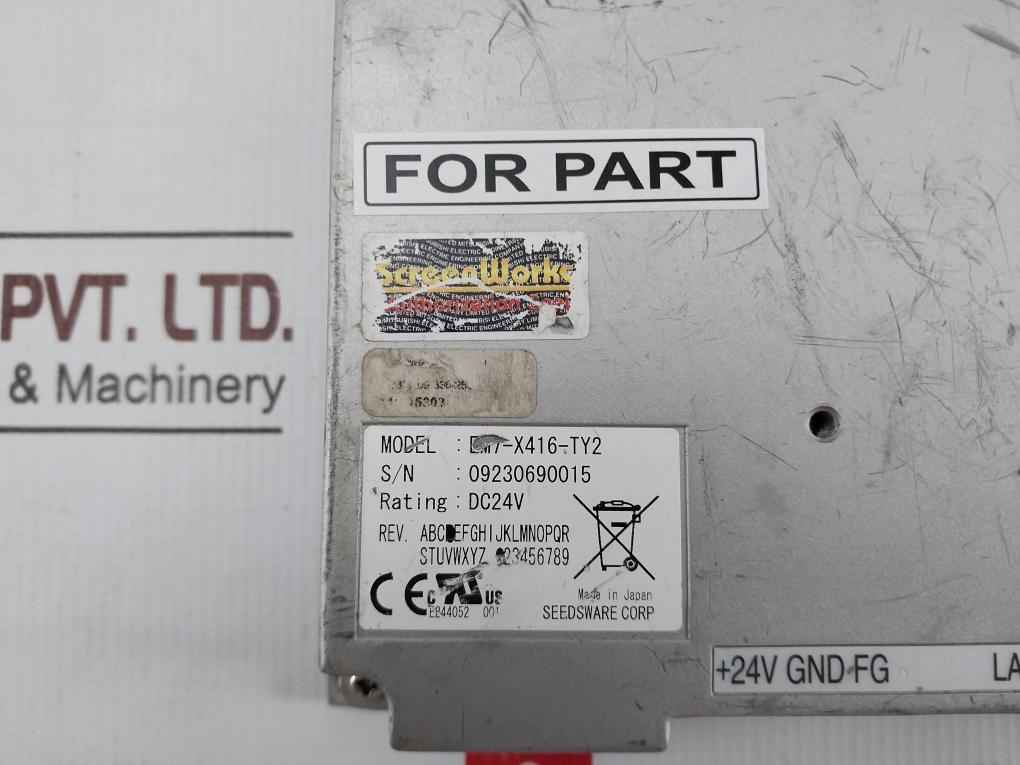 Seedsware Em7-x416-ty2 Operator Interface Graphic Display Panel (Not Working) - Image 7