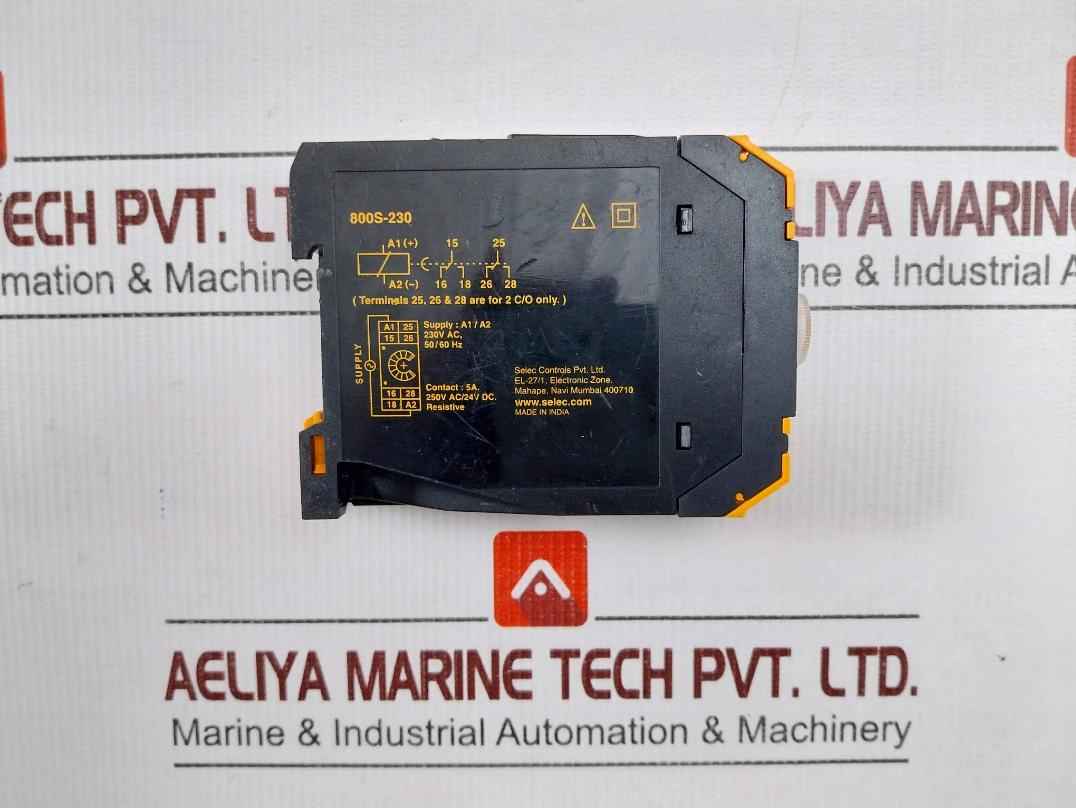Selec 800s-1-on-60s Interval Analog Timer A1/a2 230v Ac 50/60hz - Image 7