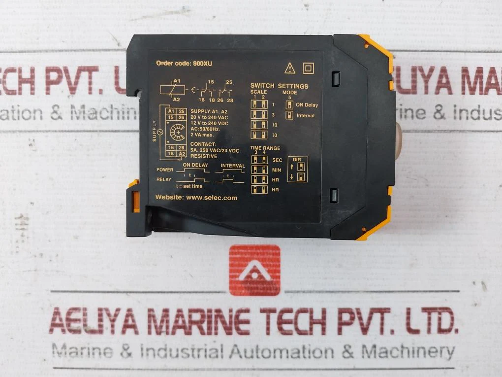 Selec 800Xu Programmable Electronic Timer Switch 20 V To 240 Vac 50/60Hz - Image 5