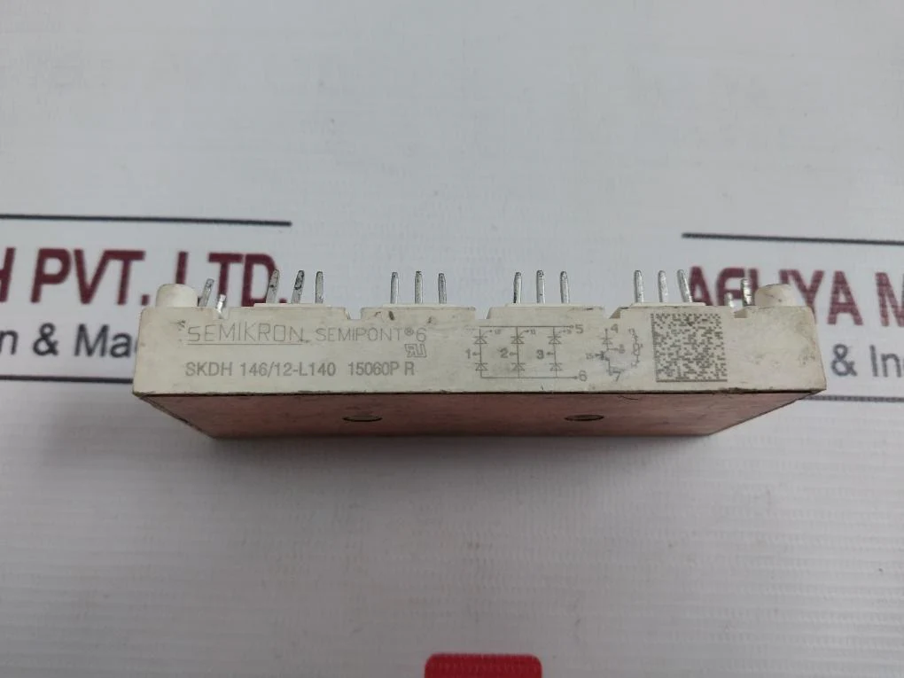 Semikron Skdh 146/12-l140 Semipont 6 Three-phase Bridge Rectifier Module - Image 6