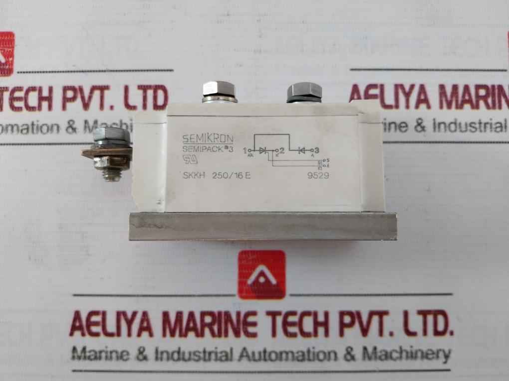 Semikron Skkh 250/16 E Switch Thyristor Module - Image 5