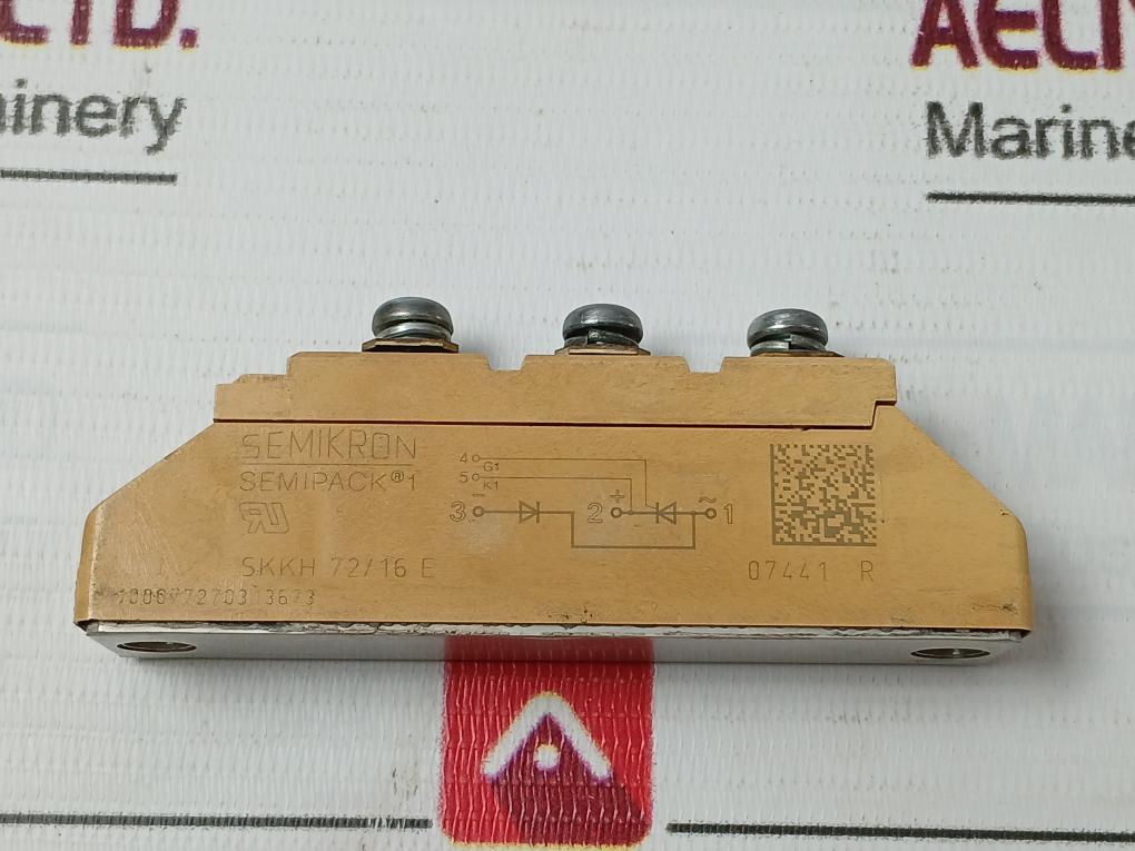 Semikron Skkh 72/16 E Diode/Thyristor Module 07441R - Image 6