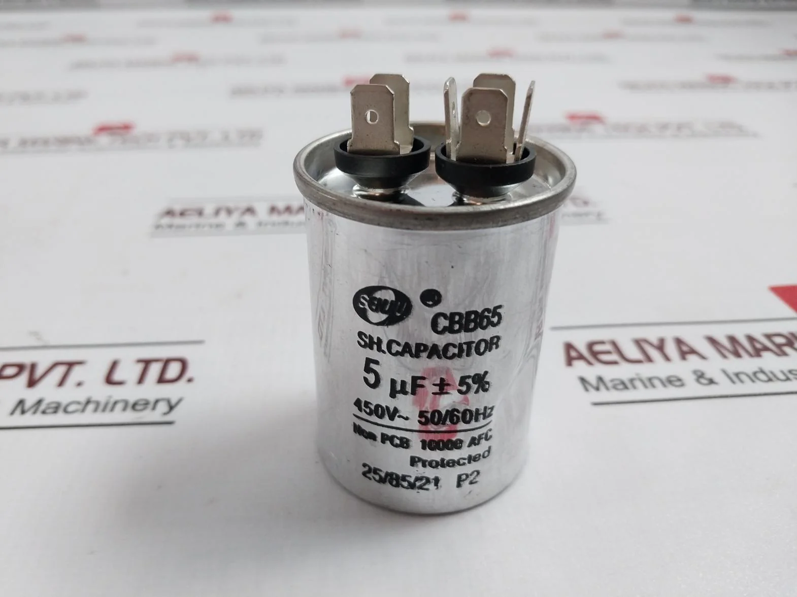 Senju Cbb65 Capacitor Non Pcb 10000 Afc 450V~50/60Hz - Image 2