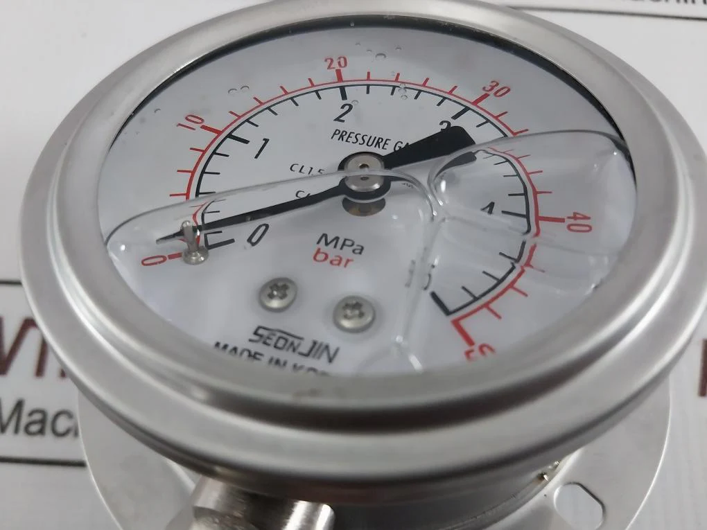 Seonjin Oil60*B Liquid Filled Pressure Gauge Pf1/4 Inch 5.0Mpa 0 To 50 Bar - Image 10
