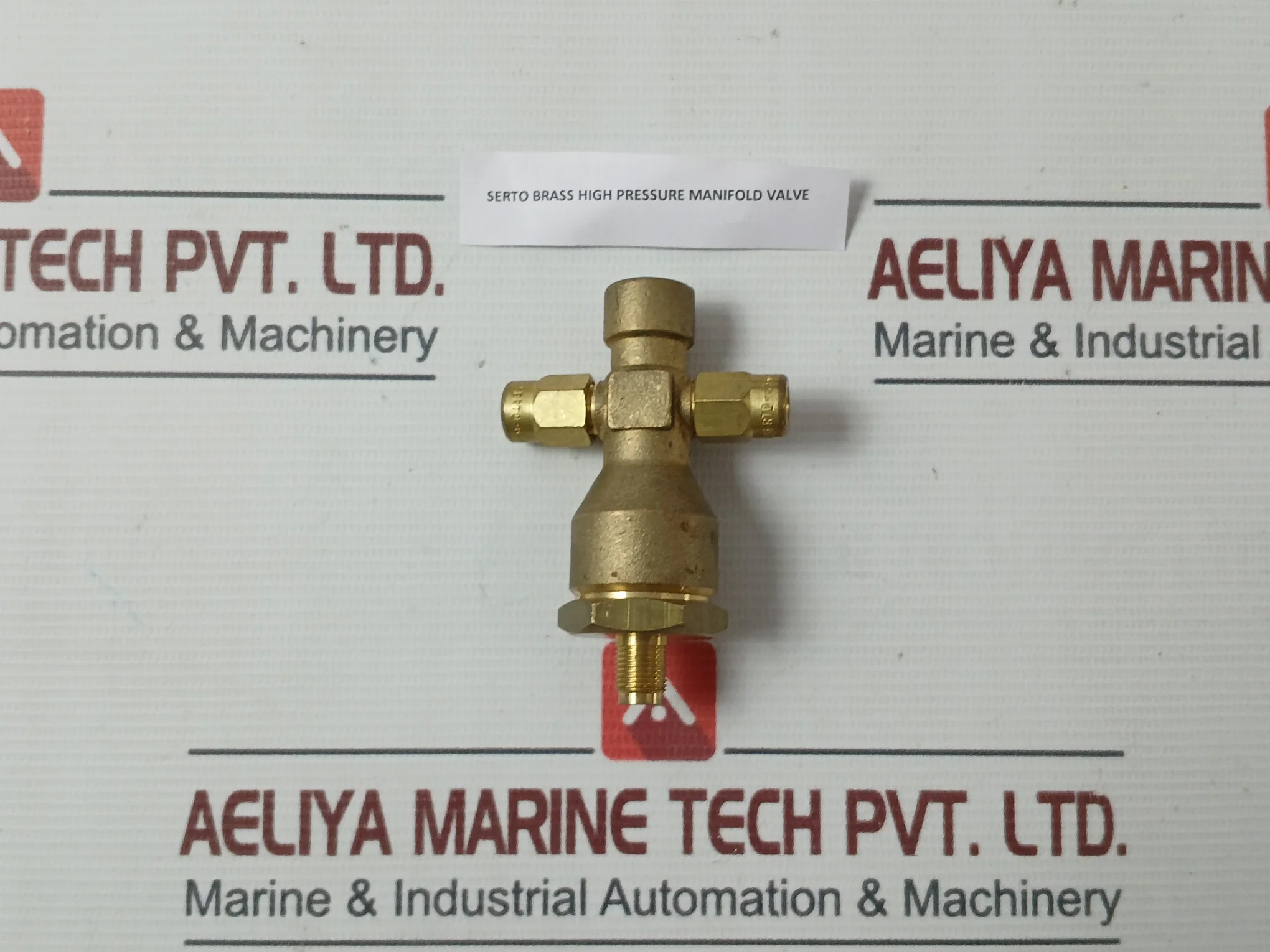 Serto 6-1/8" Brass High Pressure Manifold Valve