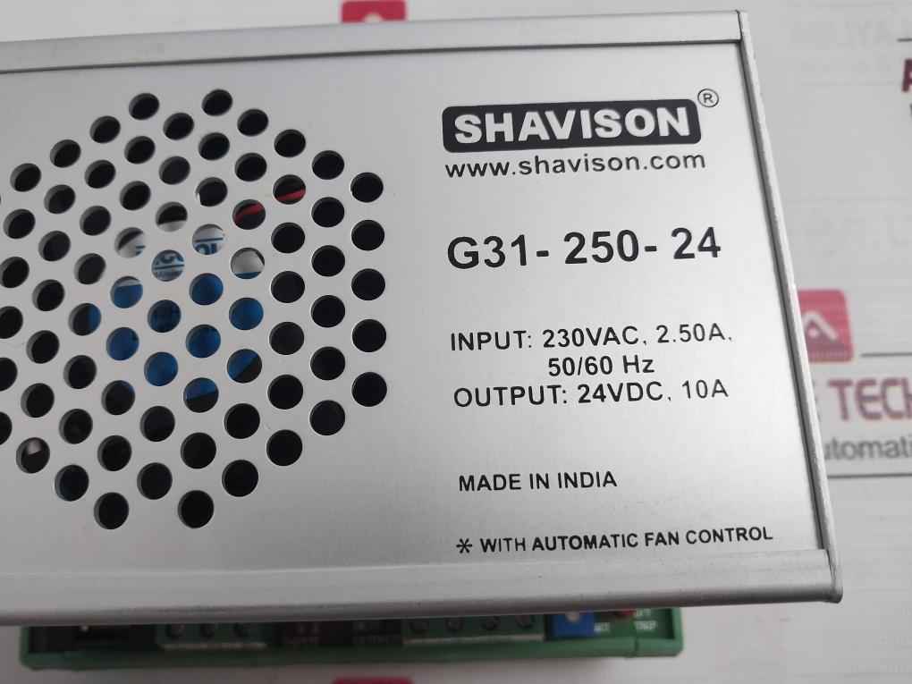 Shavison G31-250-24 Switch Mode Power Supply With Automatic Fan Control - Image 8