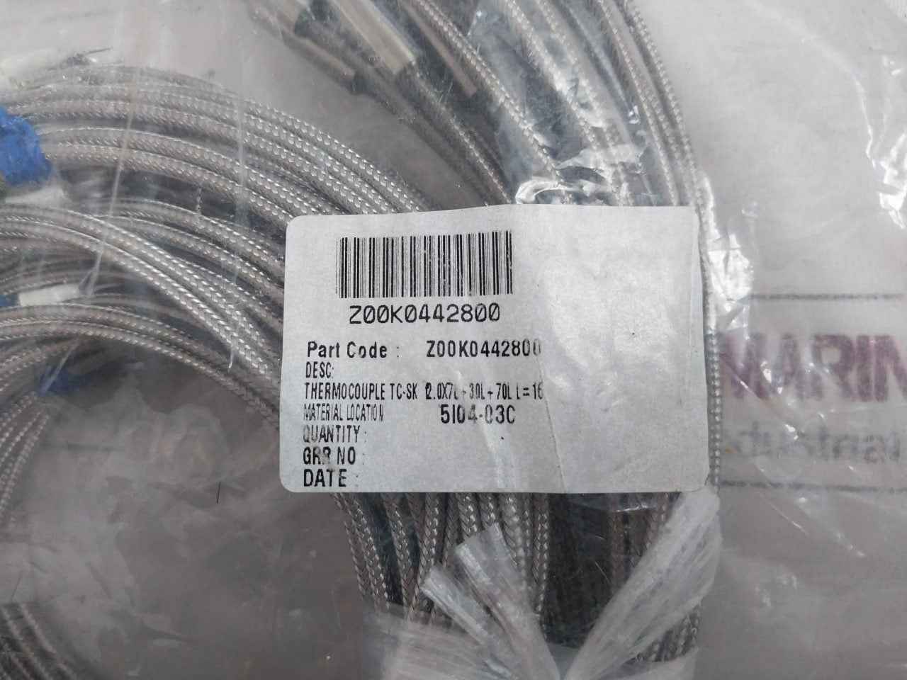 Shinko Sus316 Thermocouple Sk Class2 Element K 1.68M - Image 8