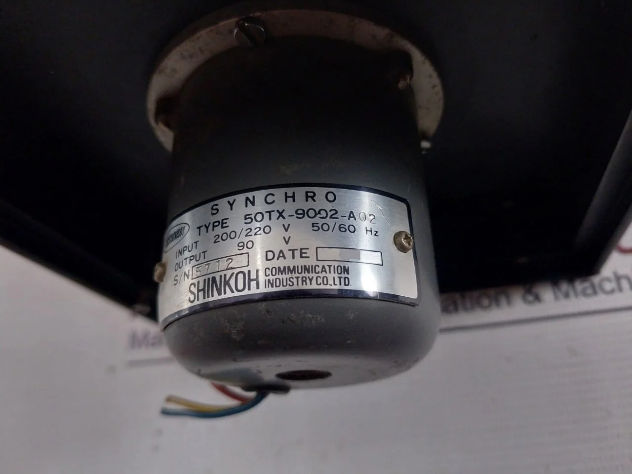 Shinkoh 50Tx-9002-a02 Rudder Indicator 200/220V 50/60Hz 90V - Image 7